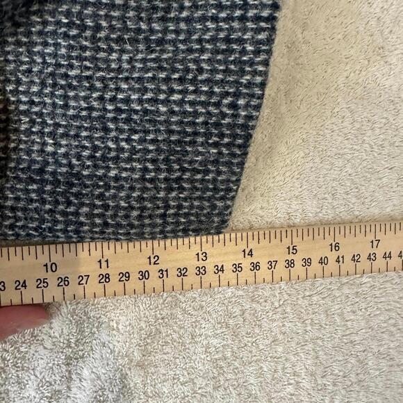 VTG Harris Tweed 100% Wool Tweed Herringbone Grey Men’s Jacket Blazer - XL? - Picture 8 of 10